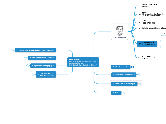 CV, une brève histoire... - Carte Mentale