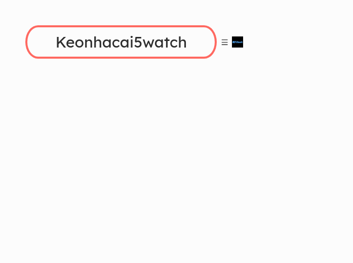 Keonhacai5watch - Mindmap