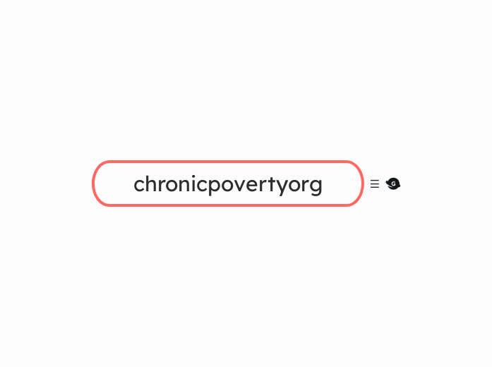 chronicpovertyorg - Mind Map