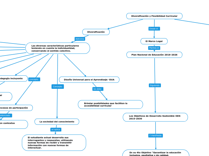 Diversificaciòn y Flexibilidad Curricul...- Mapa Mental