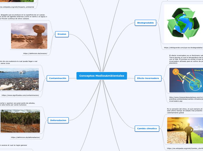Conceptos MediosAmbientales - Mapa Mental
