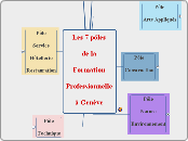 Les 7 pôlesde laFormation    Professi...- Carte Mentale