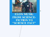 ELON MUSK: FROM SCIENCE-FICTION TO "SCIENC...- Mind Map