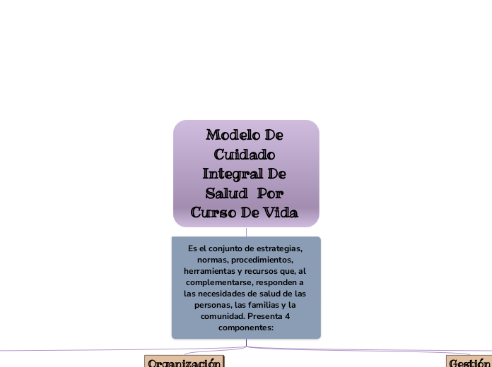 Modelo De Cuidado Integral De Salud  Po...- Mapa Mental