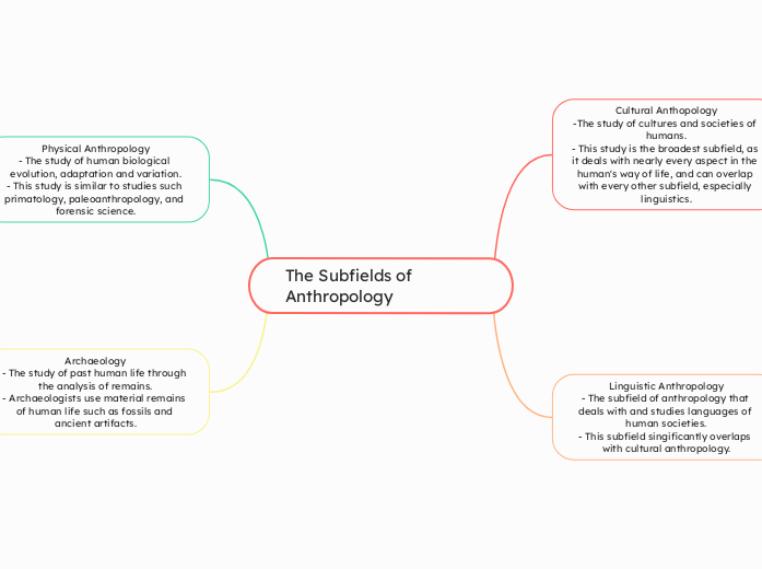 The Subfields of Anthropology