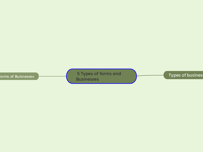  5 Types of forms and  Businesses