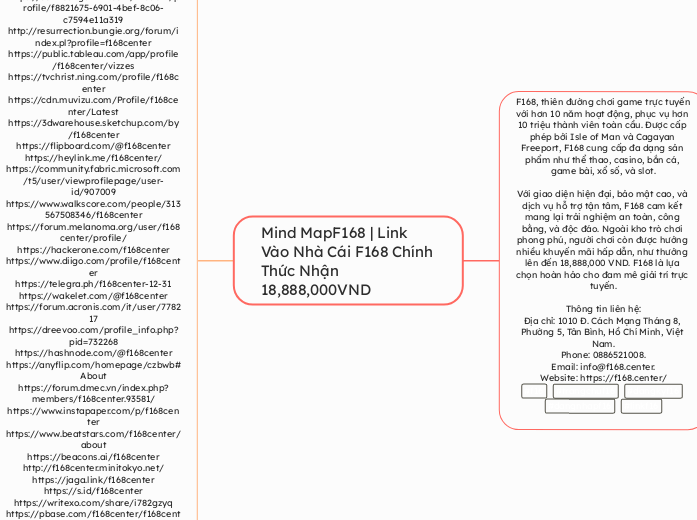 Mind MapF168 | Link Vào Nhà Cái F168 Chính...- Mind Map