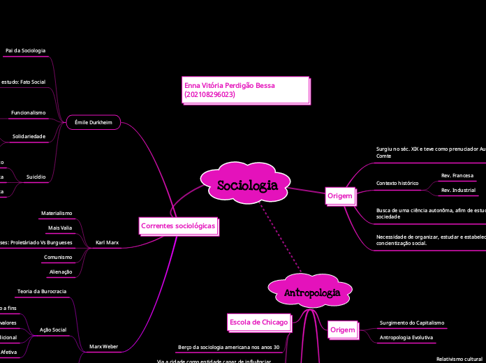 Sociologia - Mapa Mental