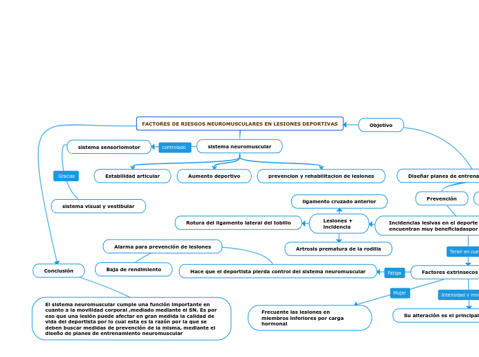 FACTORES DE RIESGOS NEUROMUSCULARES EN ...- Mapa Mental