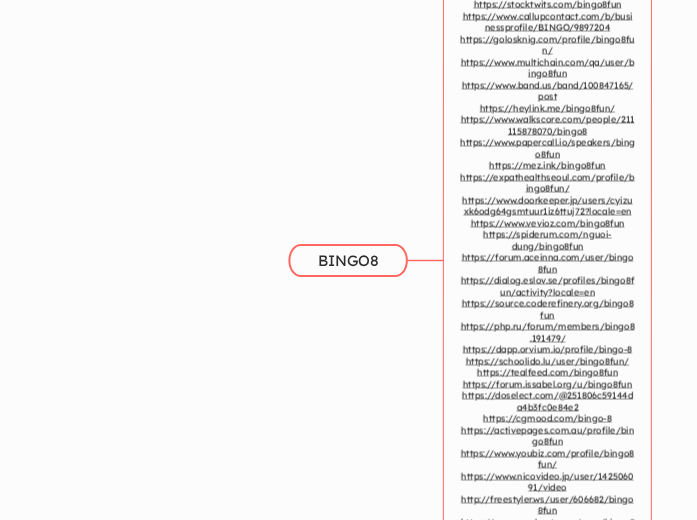 BINGO8 - Mind Map