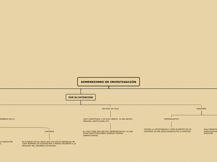 DIMENSIONES DE INVESTIGACIÓN - Mapa Mental