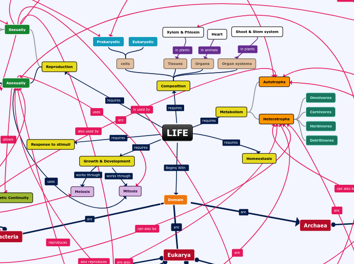 LIFE - Mind Map