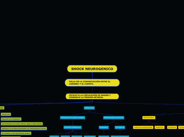 SHOCK NEUROGENICO - Mapa Mental