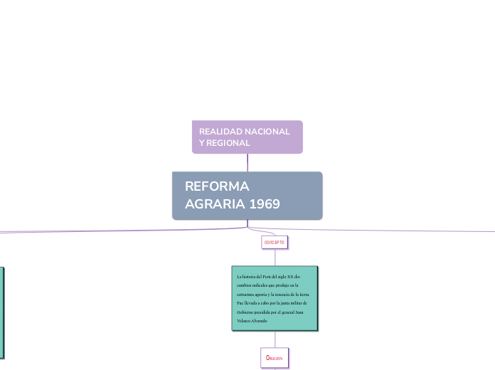 REALIDAD NACIONAL Y REGIONAL - Mapa Mental