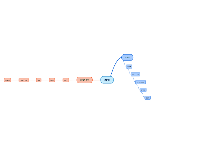 טיסה - Mind Map