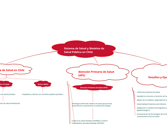 Sistema de Salud y Modelos de Salud Púb...- Mapa Mental