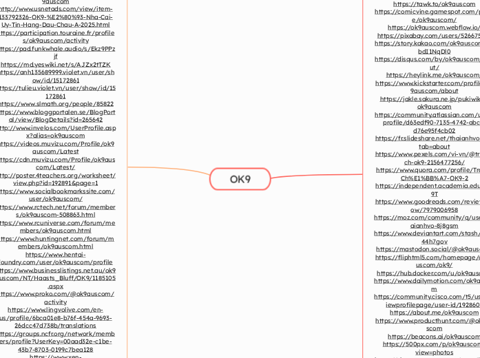 OK9 - Mindmap