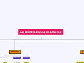 LAS BIOMOLECULAS ORGANICAS - Mapa Mental