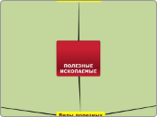 ПОЛЕЗНЫЕ ИСКОПАЕМЫЕ - Мыслительная карта