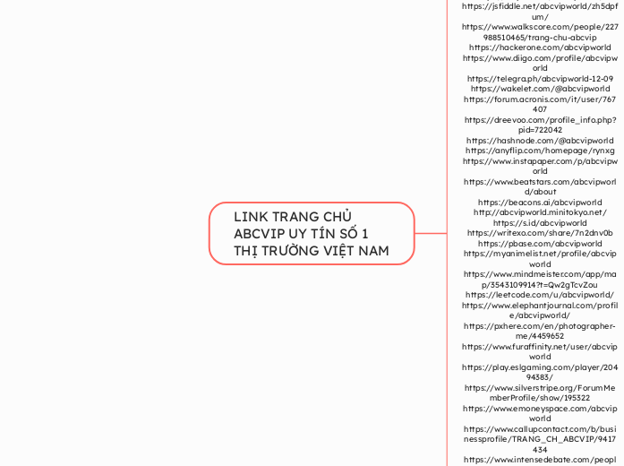 LINK TRANG CHỦ ABCVIP UY TÍN SỐ 1 THỊ TRƯỜN...- Mindmap