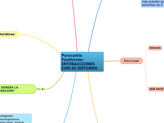Pyrocystis Fusiformis:             INTE...- Mapa Mental