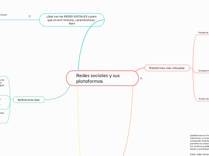 Redes sociales y sus plataformas 