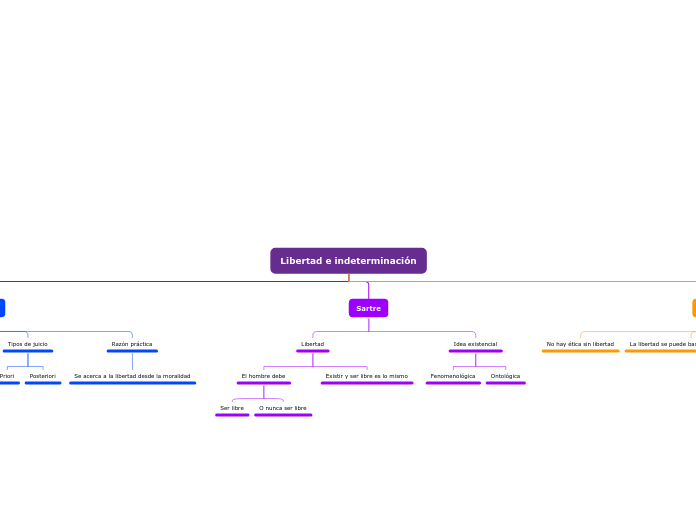 Libertad e indeterminación - Mapa Mental