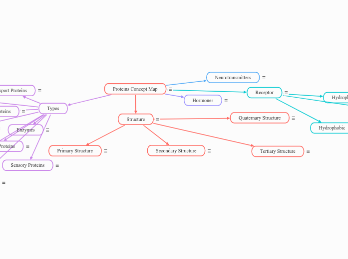 Proteins Concept Map