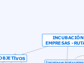 INCUBACIÓN EMPRESAS -RUTA N - Mapa Mental
