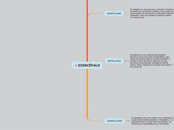 DIENCÉFALO - Mind Map