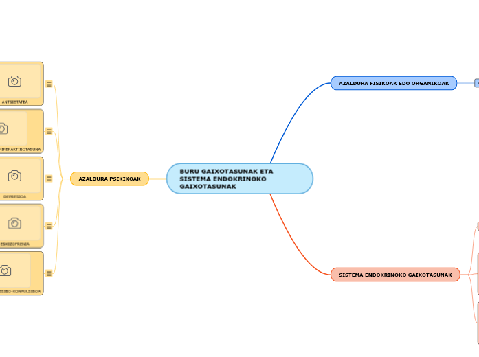 BURU GAIXOTASUNAK ETA SISTEMA ENDOKRINOKO GAIXOTASUNAK