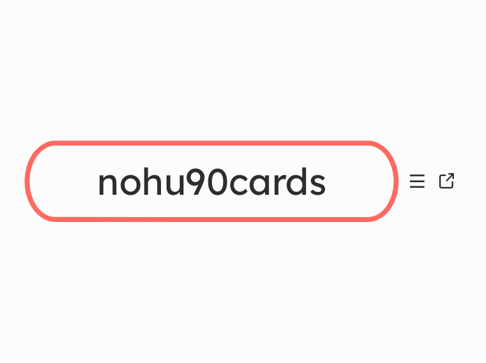 nohu90cards - Mindmap