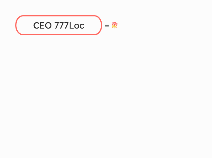 CEO 777Loc - Mindmap