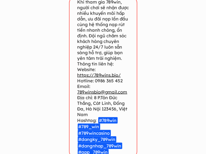 Khi tham gia 789win, người chơi sẽ nhận đượ...- Mindmap