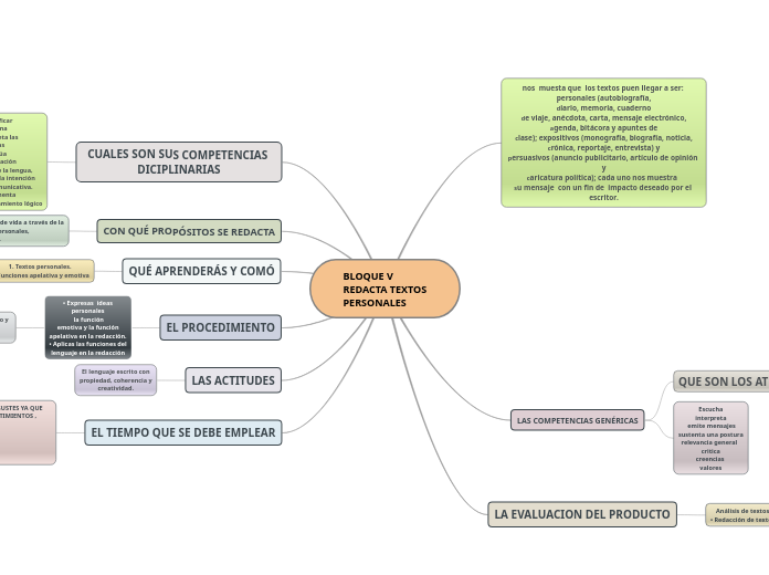 BLOQUE V REDACTA TEXTOS PERSONALES