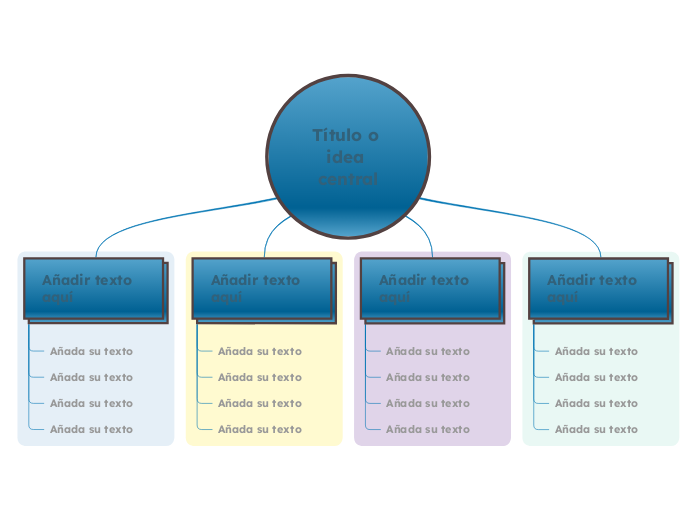 Topics azules and y notas adhesivas 