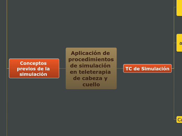 Aplicación de procedimientos de simulac...- Mapa Mental