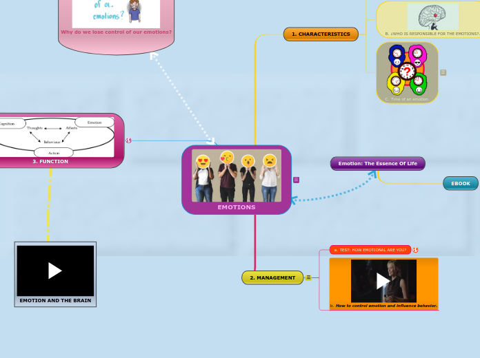 EMOTIONS - Mind Map