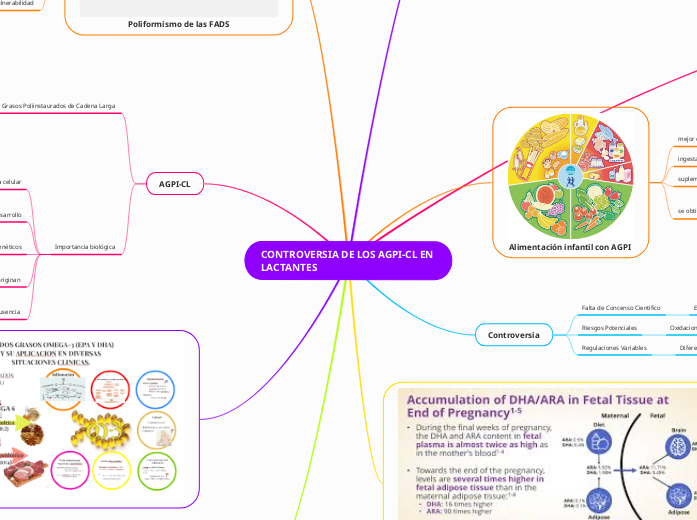CONTROVERSIA DE LOS AGPI-CL EN LACTANTE...- Mapa Mental