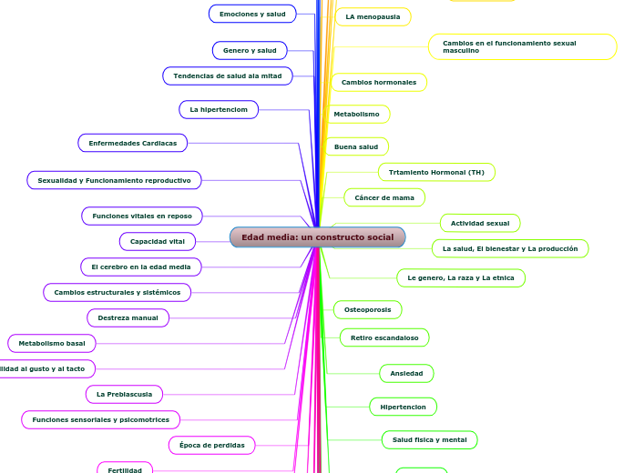 Edad media: un constructo social - Mapa Mental