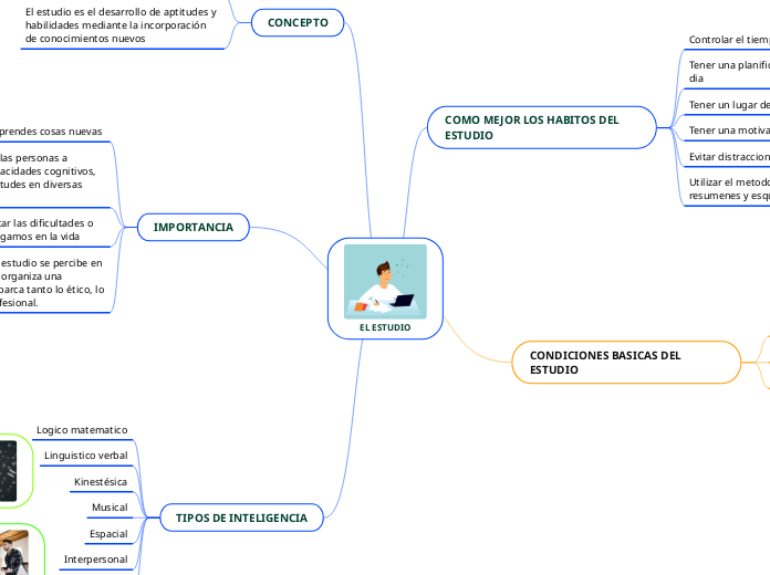 EL ESTUDIO - Mapa Mental