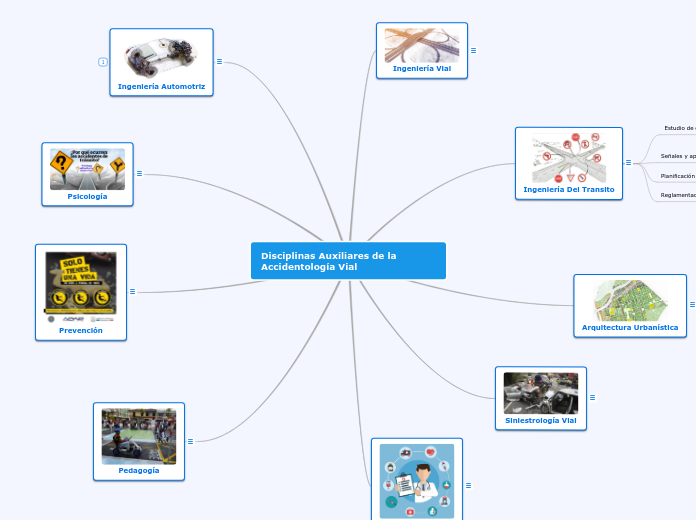 Disciplinas Auxiliares de la Accidentol...- Mapa Mental