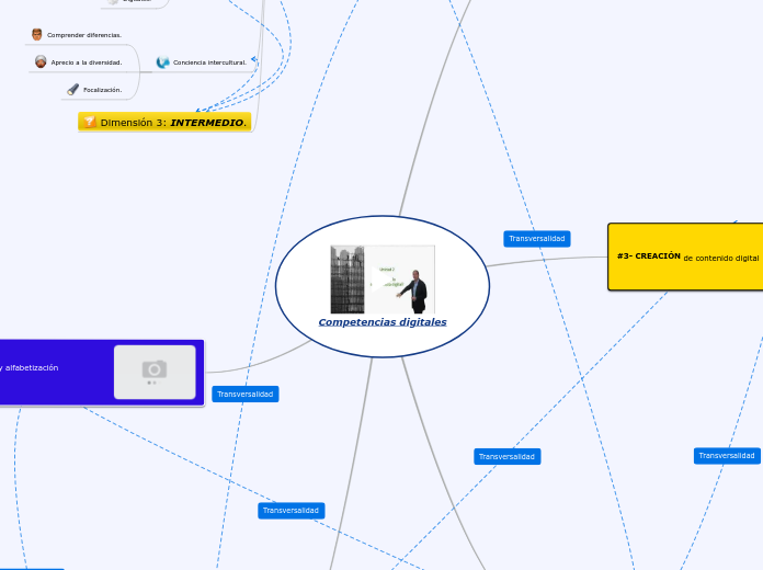 Competencias digitales - Mapa Mental