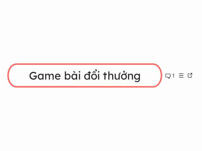 Game bài đổi thưởng - Mindmap