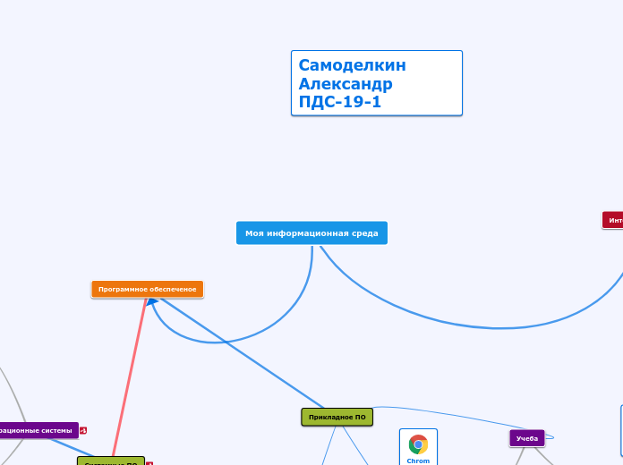 Моя информационная среда - Мыслительная карта