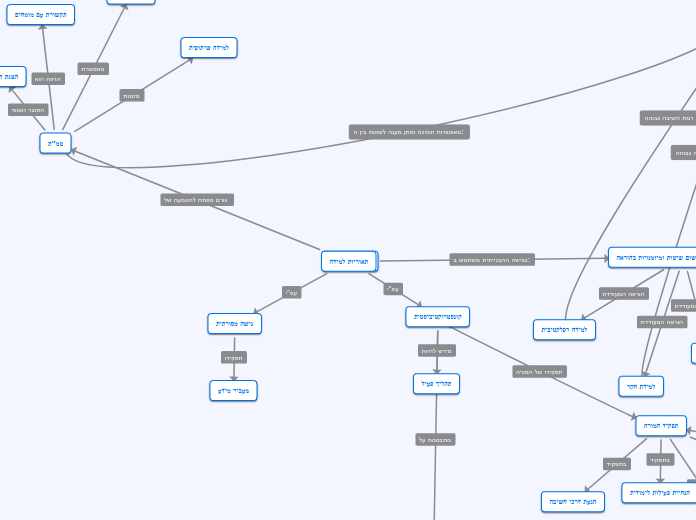 תאוריות למידה - Mind Map