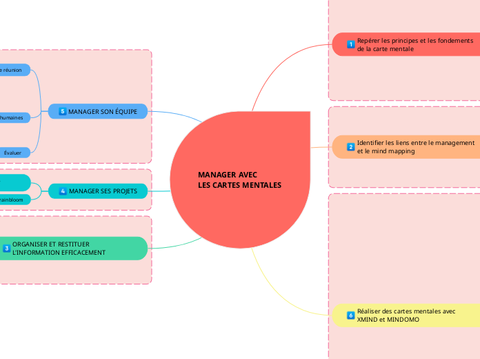MANAGER AVEC
LES CARTES MENTALES - Carte Mentale