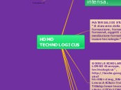 HOMO TECHNOLOGICUS - Mappa Mentale