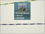 Metabolismo Lineal: CIUDAD - Mapa Mental