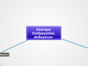 Σύστημα Επεξεργασίας Δεδομένων - Mind Map